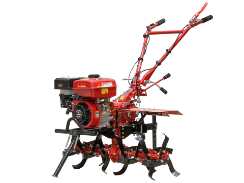 Мотокультиватор Asilak SL-85L с бензиновым двигателем мощностью 8 л.с., пониженной передачей, почвенными фрезами на 24 ножа