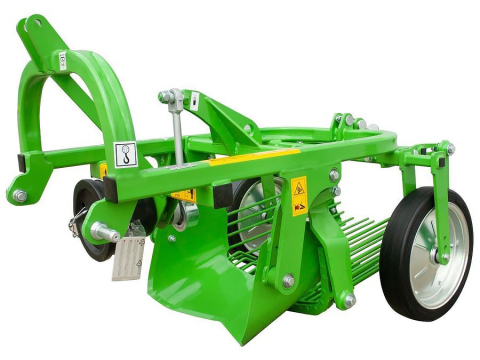 Вибрационно-грохотная однорядная картофелекопалка с задним выбросом Bomet Ursa Z655/1 для минитрактора