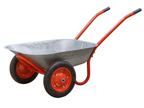 Тачка садовая Eco WB152-2 двухколесная усиленная