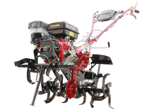 Мотокультиватор Fermer FM-1619MXL с бензиновым двигателем мощностью 16 л.с., пониженной передачей, инструментальным ящиком, почвенными фрезами