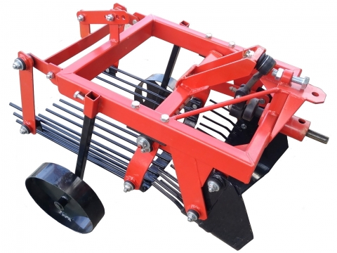 Вибрационно-грохотная картофелекопалка Агромоторсервис КМ-1М для мотоблоков Беларус МТЗ