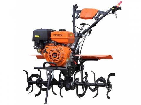 Мотоблок Skiper GT-1600S с пониженной передачей, почвенными фрезами