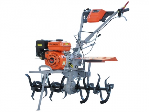 Мотокультиватор Skiper GT-850S с пониженной передачей, почвенными фрезами