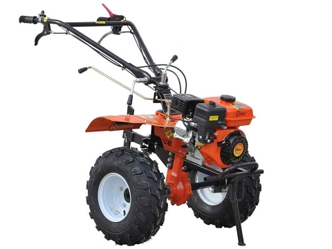 Мотокультиватор Skiper SK-850S с пониженной передачей, почвенными фрезами, колесами 19x7-8