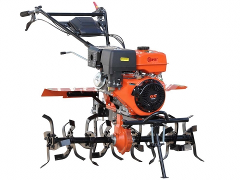 Мотокультиватор Skiper SP-1400Pro с пониженной передачей, бензиновым двигателем мощностью 14 л.с.