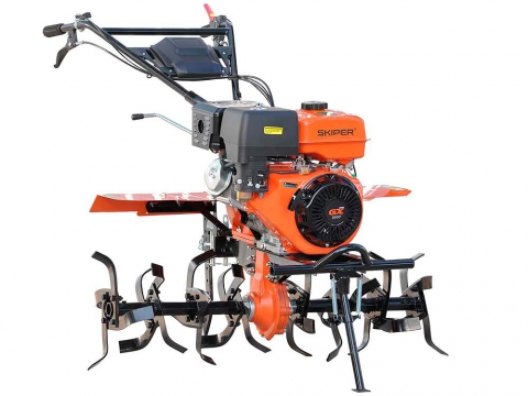 Skiper SP-1800S с пониженной передачей, инструментальным ящиком, почвенными фрезами
