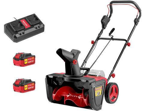 Аккумуляторный снегоуборщик Wortex CST 5036 All 1 Set XLT с 2 аккумуляторами в комплекте