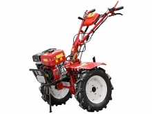 Мотокультиватор Fermer FM-813MX с колесами 5,00-12, фарой, инструментальным ящиком, поворотными полуосями, почвенными фрезами