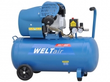 Воздушный компрессор Welt AR70VT, 70 литров, 2 цилиндра