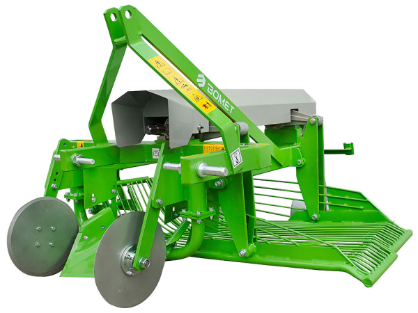 Вибрационно-грохотная однорядная картофелекопалка с боковым выбросом Bomet Ursa Z655 для минитрактора