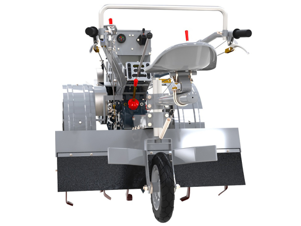 Мотоблок Скаут 101 DE с почвофрезой и сиденьем