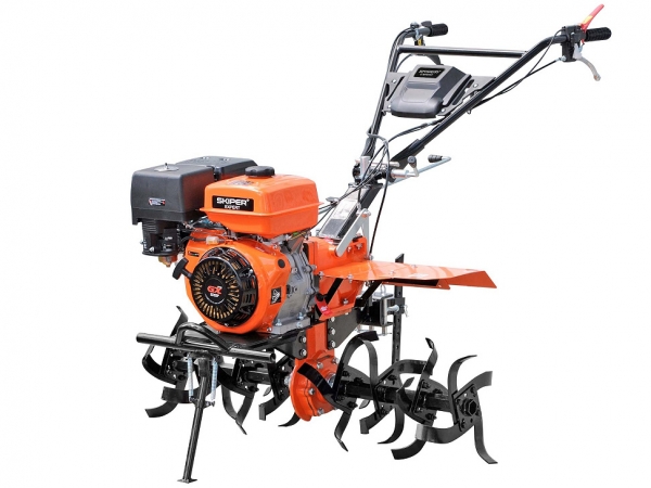 Культиватор Skiper SP-1600SE Expert с ВОМ, пониженной передачей, инструментальным ящиком