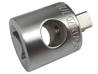 Переходник 3/8"(М) x 1/4"(П) x 8,8 мм с отверстием Toptul CAGA1208